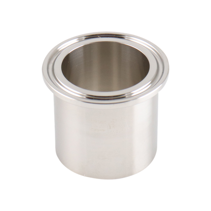 Alfa Laval 1½" 14MPW- Heavy Wall Tank Ferrule Tri-Clover® Hygienic, 304L, 0.8Ra/Polished (Int./Ext.), 3A