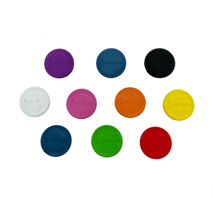 Detectamet Metal Detectable Whiteboard Magnets (Pack of 10)