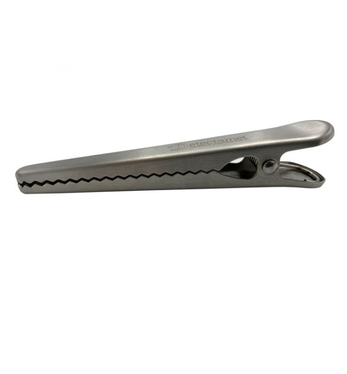 Detectamet Metal Detectable Stainless Steel Jaw Clips (Pack of 5)