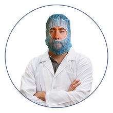 Detectamet Detectable Disposable Balaclava Hoods (Pack of 100)