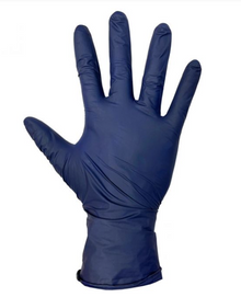 Detectamet Metal Detectable Blue Disposable Nitrile Gloves (Box of 100)