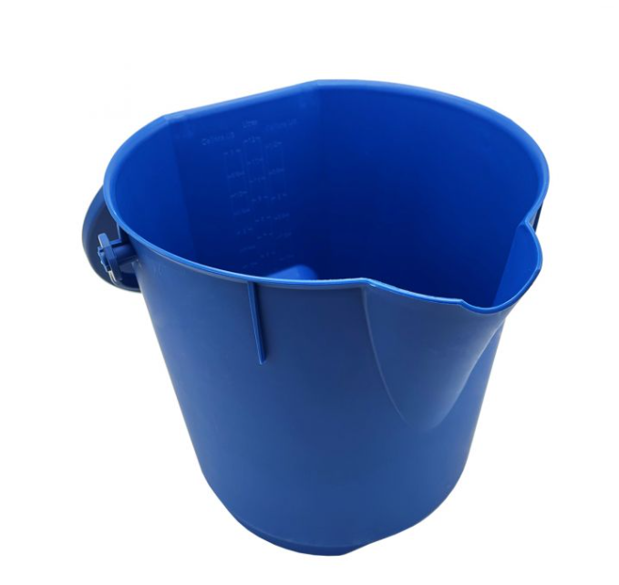 Detectamet 12L Blue Metal Detectable Bucket, Incl. Lid & Locking Clips 