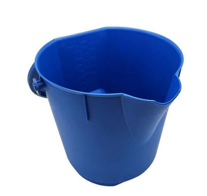 Detectamet 12L Blue Metal Detectable Bucket, Incl. Lid & Locking Clips 