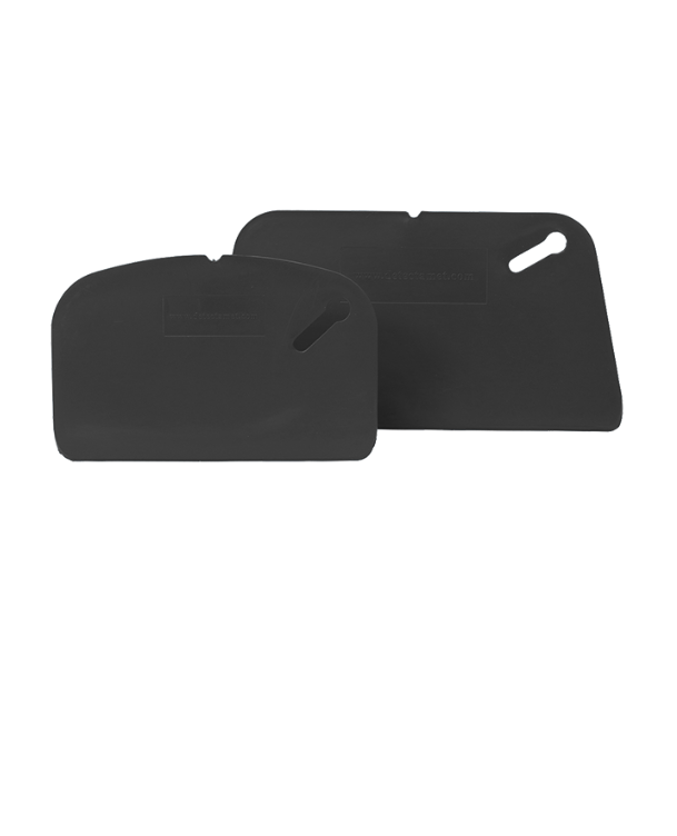 Detectamet Metal Detectable Large Flexible Scraper Black (Pack of 5)