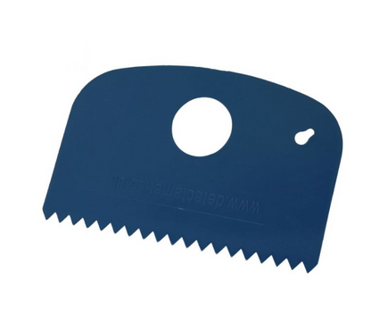 Detectamet Metal Detectable Serrated Flexible Edge Scrapers (Pack of 5)