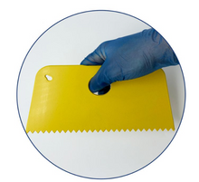 Detectamet Metal Detectable Serrated Flexible Edge Scrapers (Pack of 5)