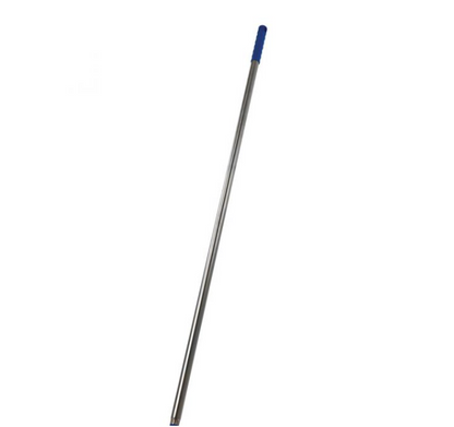 Detectamet Stainless Steel Handle with Blue Detectable Grip - Suited to Blue Plastic Broom/Squeegee Handle Only