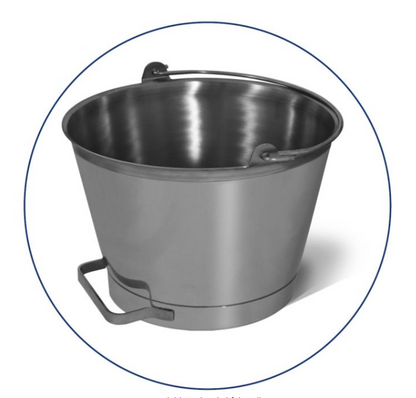 3x Detectamet Metal Detectable Stainless Steel Pails