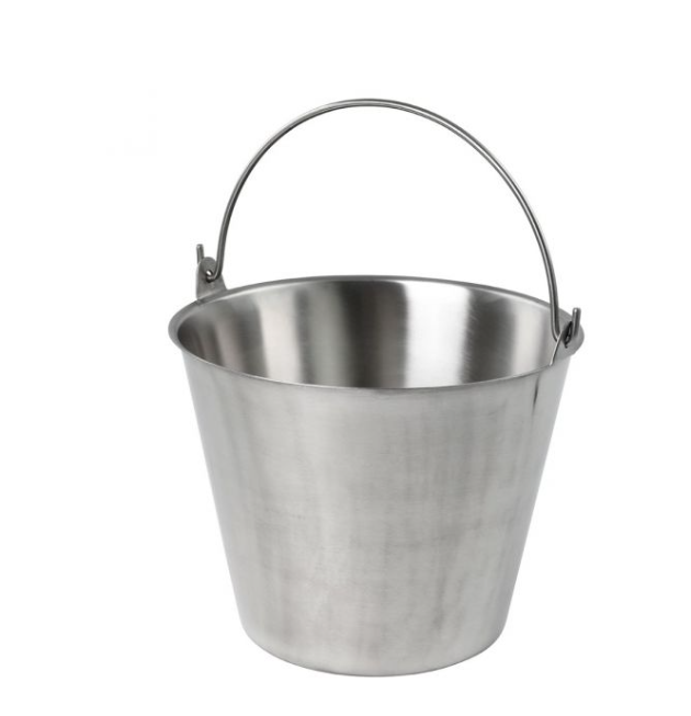 3x Detectamet Metal Detectable Stainless Steel Pails