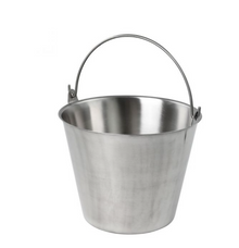 3x Detectamet Metal Detectable Stainless Steel Pails