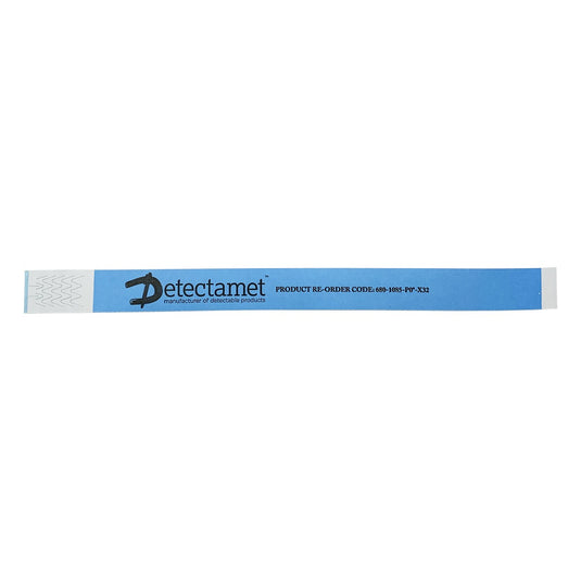 Detectamet Metal Detectable Litter-Free Wristbands (Pack of 100)