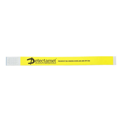 Detectamet Metal Detectable Litter-Free Wristbands (Pack of 100)