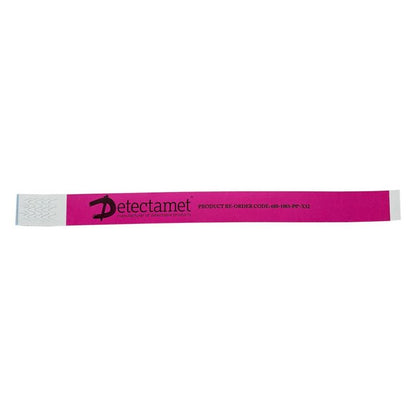 Detectamet Metal Detectable Litter-Free Wristbands (Pack of 100)