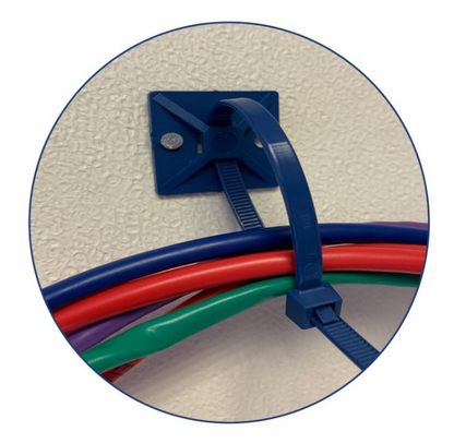 Detectamet Metal Detectable Cable Tie Mounts (Pack of 10)