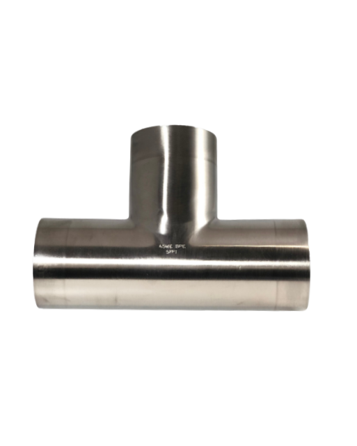 Alfa Laval 2" B7WWW Tee Tri-Clover® UltraPure, Weld, 316L, 20Ra/Polished/SF1 (Int./Ext.), ASME BPE