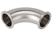 Alfa Laval 6" B2CMP Bend 90° Tri-Clover® UltraPure Tube, Weld, 316L, 0.5Ra/Polished/SF1 (Int./Ext.), ASME BPE