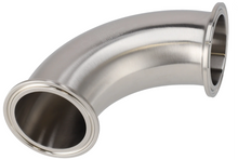 Alfa Laval 6" B2CMP Bend 90° Tri-Clover® UltraPure Tube, Weld, 316L, 0.5Ra/Polished/SF1 (Int./Ext.), ASME BPE