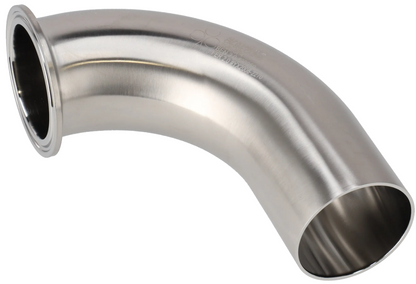 Alfa Laval 2" B2CMW Bend 90° Tri-Clover® UltraPure Tube, Weld, 316L, 0.4EP³/Polished/SF4 (Int./Ext.), ASME BPE