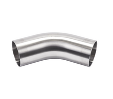 Alfa Laval 6" B2KS Bend 45° Tri-Clover® UltraPure Tube, Weld, 316L, 0.5Ra/Polished/SF1 (Int./Ext.), ASME BPE