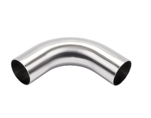 Alfa Laval 4" B2S Bend 90° Tri-Clover® UltraPure Tube, Weld, 316L, 20Ra/Polished/SF1 (Int./Ext.), ASME BPE