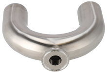 Alfa Laval 2" x 4" B2UMPBOA (Bottom Outlet) Use-Point Adapter Tri-Clover® UltraPure Fitting, 316L, 0.5Ra/Polished/SF1 (Int./Ext.), ASME BPE
