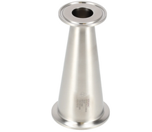 Alfa Laval 1.5" x 1" B31-14MP Concentric Reducer Tri-Clover® UltraPure, 316L, 20Ra/Polished/SF1 (Int./Ext.), Tri-Clamp/Tri-Clamp, ASME BPE