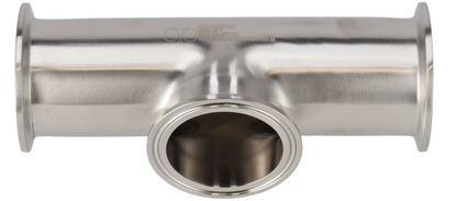 Alfa Laval 2" B7MPS Tee, Weld, 316L, 0.5Ra/Polished/SF1 (Int./Ext.), ASME BPE