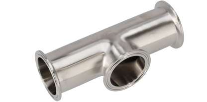 Alfa Laval 2" B7MPS Tee, Weld, 316L, 0.5Ra/Polished/SF1 (Int./Ext.), ASME BPE
