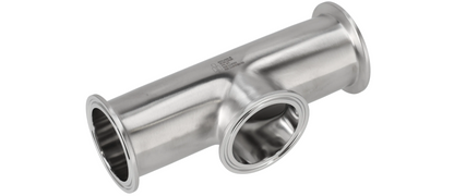 Alfa Laval 2" B7MPS Tee, Weld, 316L, 0.4EP³/Polished/SF4 (Int./Ext.), ASME BPE