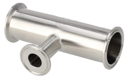 Alfa Laval 1" x 2" B7RMP Reducing Tee, 316L, 0.5Ra/Polished/SF1 (Int./Ext.)