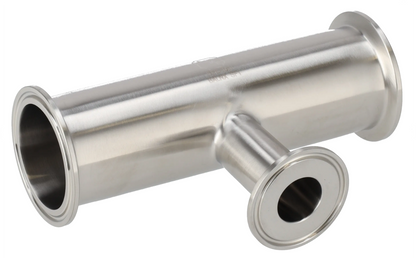 Alfa Laval 1" x 2" B7RMP Reducing Tee, 316L, 0.5Ra/Polished/SF1 (Int./Ext.)