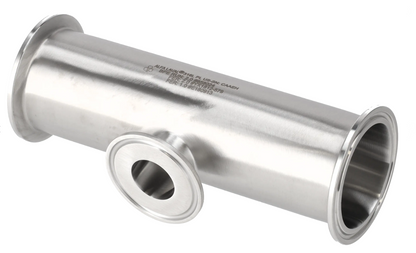 Alfa Laval 2" x 2½" B7RMPS Reducing Tee (Short), 316L, 0.5Ra/Polished/SF1 (Int./Ext.)