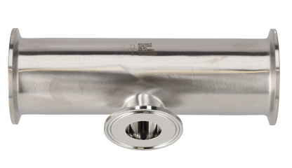 Alfa Laval 2" x 3" B7RMPS Reducing Tee (Short), 316L, 0.4EP³/Polished/SF4 (Int./Ext.)