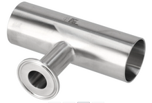 Alfa Laval 3" x 4" B7RWWM Reducing Tee, Weld/Weld/Tri-Clamp, 316L, 0.5Ra/Polished/SF1 (Int./Ext.)