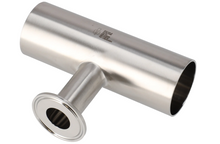 Alfa Laval 3" x 4" B7RWWM Reducing Tee, Weld/Weld/Tri-Clamp, 316L, 0.4EP³/Polished/SF4 (Int./Ext.)