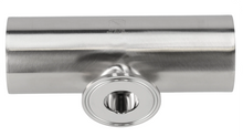 Alfa Laval 3" x 4" B7RWWMS Reducing Tee (Short), 316L, 0.4EP³/Polished/SF4 (Int./Ext.)
