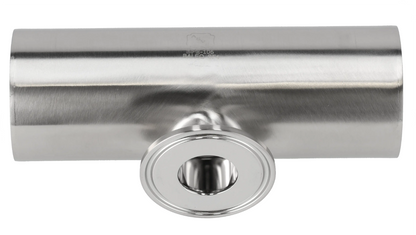 Alfa Laval 2" x 2½" B7RWWMS Reducing Tee (Short), 316L, 0.4EP³/Polished/SF4 (Int./Ext.)