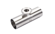 Alfa Laval 3" x 4" B7RWWMS Reducing Tee (Short), 316L, 0.5Ra/Polished/SF1 (Int./Ext.)