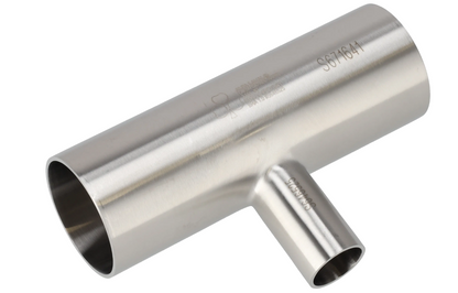 Alfa Laval 1½" x 6" B7RWWW Reducing Tee Tri-Clover® Hygienic, 316L, 0.8Ra/Polished (Int./Ext.), Weld, 3A