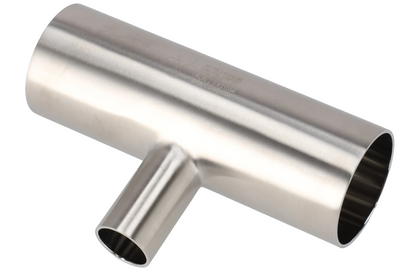 Alfa Laval 2" x 2½" B7RWWW Reducing Tee, Weld, 316L, 0.4EP³/Polished/SF4 (Int./Ext.)