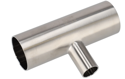 Alfa Laval 2" x 2½" B7RWWW Reducing Tee, Weld, 316L, 0.4EP³/Polished/SF4 (Int./Ext.)