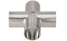 Alfa Laval 4" B9WWWW Cross Tri-Clover® UltraPure, 316L, 0.4EP³/Polished/SF4 (Int./Ext.), ASME BPE