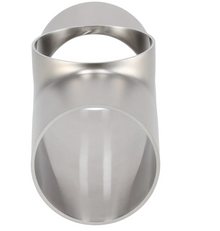 Alfa Laval DIN-200  Short Outlet Tee (TK) Hygienic DIN Fitting, 316L, 0.8Ra/1.6Ra/HSF2 (Int./Ext.), DIN-11852