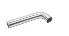 Alfa Laval 76 mm 90° Bend (Long) Hygienic Fitting, 316L, R= 3 x D, ISO-2037, Raw Polished (Int./Ext.