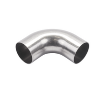 Alfa Laval 25mm 90° Bend Hygienic Fitting, 304L, R= 1 x D, ISO-2037, Semi Bright (Int./Ext.)