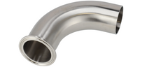 Alfa Laval 4" L2CM Bend 90° Tri-Clover® Hygienic, 316L, 0.8Ra/Polished (Int./Ext.), 3A