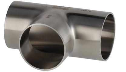 Alfa Laval 2½" L7WWW Equal Tee (Weld) Tri-Clover® Hygienic, 316L, 0.8Ra/Polished (Int./Ext.), Weld, 3A