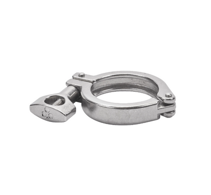 Alfa Laval 1/2"-3/4" A13MHM Clamp Ring Tri-Clover® Hygienic, 304L, Single Hinge