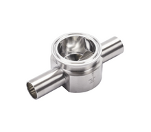 Alfa Laval 1½" x 2" B7IWWMS (Reducing) Tee Tri-Clover® UltraPure Instrument, Weld, 316L, 0.4EP³/Polished/SF4 (Int./Ext.), ASME BPE