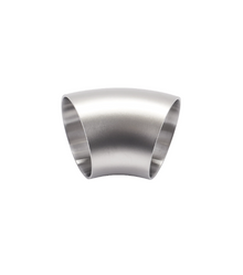 Alfa Laval DIN-200 45° Bend BS Hygienic DIN Fitting, 316L, 0.8Ra/0.8Ra/HSF3 (Int./Ext.), DIN-11852